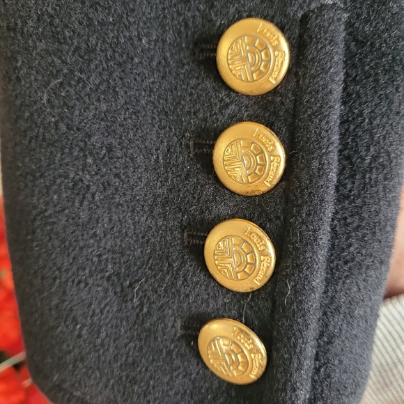 Louis Feraud Double Breasted Wool Coat - Picture 8 of 12